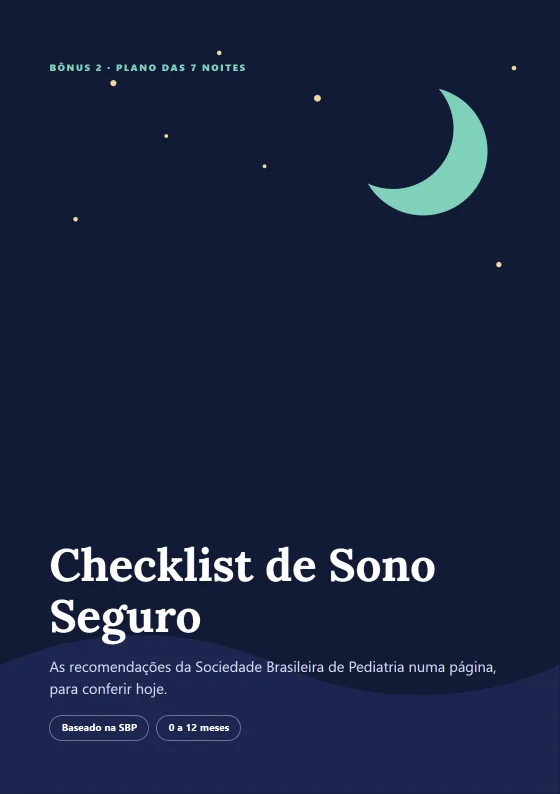 Bônus: Checklist de Sono Seguro